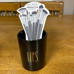 Rae Dunn Lips, makeup cup